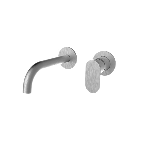 Μπαταρία νιπτήρος εντοιχισμού 2 οπών Slim 500045-110 inox